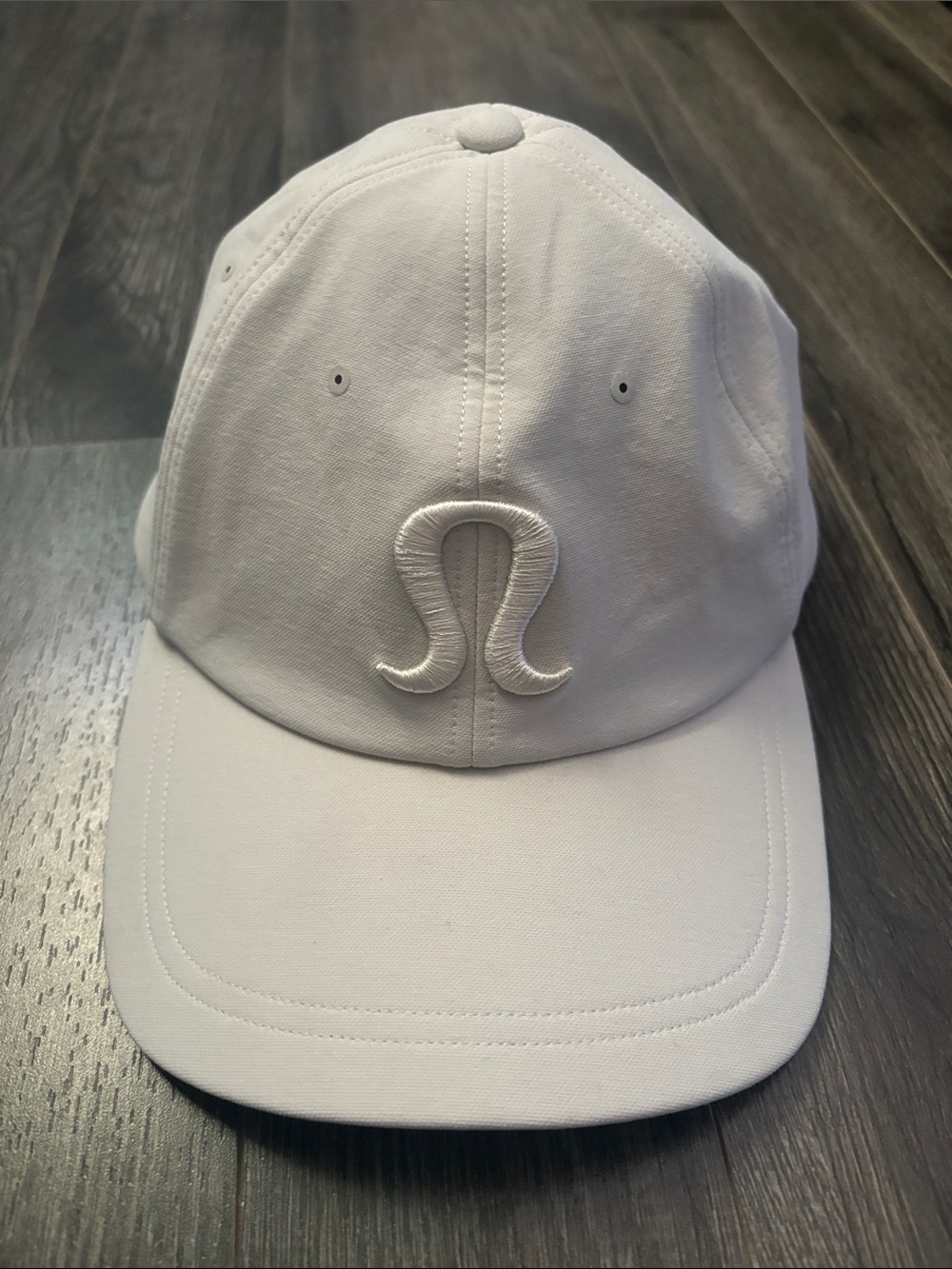 lululemon athletica White Logo Baseball Cap